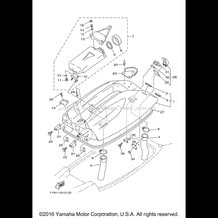 ENGINE HATCH pour Yamaha 2011 WaveRunner WAVERUNNER SUPER JET - SJ700BK - 2011