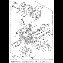 CARBURETOR pour Yamaha 1993 WaveRunner WAVERUNNER LX - WR650R - 1993