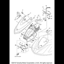 ENGINE HATCH 2 pour Yamaha 2011 WaveRunner WAVERUNNER VX SPORT - VX1100CK - 2011