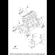 ENGINE MOUNT pour Yamaha 2011 WaveRunner WAVERUNNER VX SPORT - VX1100CK - 2011