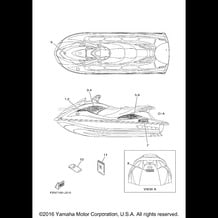 GRAPHICS pour Yamaha 2011 WaveRunner WAVERUNNER VX SPORT - VX1100CK - 2011