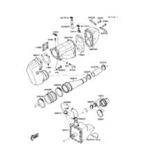 Muffler(s) pour Kawasaki 1987 300 SX