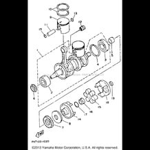 CRANKSHAFT PISTON pour Yamaha 1993 WaveRunner WAVERUNNER LX - WR650R - 1993