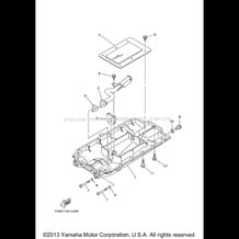 OIL PAN pour Yamaha 2012 WaveRunner FX CRUISER HO - FB1800AL - 2012