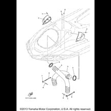 VENTILATION pour Yamaha 2012 WaveRunner FX CRUISER HO - FB1800AL - 2012