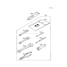 Owner's Tools pour Kawasaki 1987 300 SX