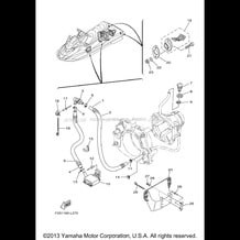 HULL & DECK pour Yamaha 2012 WaveRunner FX CRUISER SHO - FA1800AL - 2012