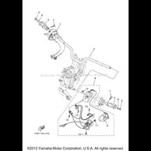 STEERING 1 pour Yamaha 2012 WaveRunner FX CRUISER SHO - FA1800AL - 2012