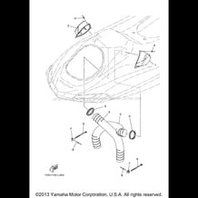 VENTILATION pour Yamaha 2012 WaveRunner FX CRUISER SHO - FA1800AL - 2012