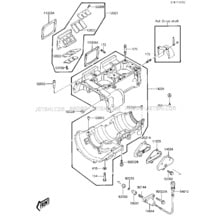 CRANKCASE pour Kawasaki 1987 650 SX