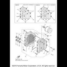 OIL COOLER pour Yamaha 2012 WaveRunner VXR - VX1800AL - 2012