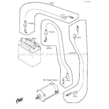 ELECTRICAL EQUIPMENT pour Kawasaki 1987 650 SX