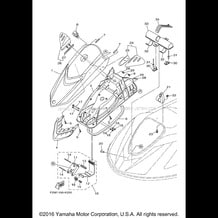 ENGINE HATCH 2 pour Yamaha 2012 WaveRunner VXS - VX1800L - 2012