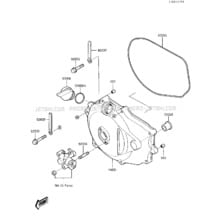 ENGINE COVER pour Kawasaki 1987 650 SX