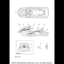 GRAPHICS pour Yamaha 2012 WaveRunner WAVE RUNNER FX SHO - FA1800L - 2012