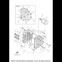 OIL COOLER pour Yamaha 2012 WaveRunner WAVE RUNNER FX SHO - FA1800L - 2012