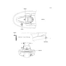 Labels pour Kawasaki 2002 1200 STX-R