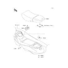 Seat pour Kawasaki 2002 1200 STX-R