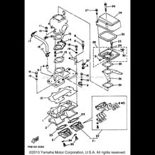 AIR FILTER pour Yamaha 1993 WaveRunner WAVERUNNER VXR - WRB650RA - 1993