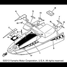 GRAPHIC - TOOL pour Yamaha 1989 WaveRunner WaveJammer 500 (WJ500F) 1989