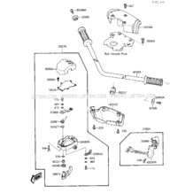 HANDLEBAR pour Kawasaki 1987 650 SX