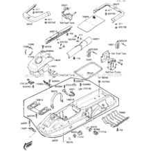 Jet Ski Kawasaki 650 SX 1987 - Microfiche and OEM parts