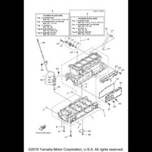 CRANKCASE pour Yamaha 2012 WaveRunner WAVERUNNER FZS - GX1800AL - 2012