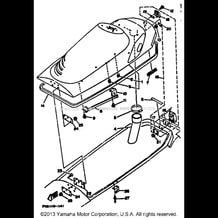 ENGINE HATCH pour Yamaha 1993 WaveRunner WAVERUNNER VXR - WRB650RA - 1993