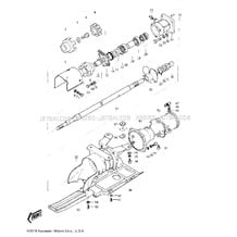 DRIVE SHAFT/JET PUMP pour Kawasaki 1976 JS400