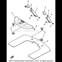 GUNWALE - MAT pour Yamaha 1989 WaveRunner WJ500F - 1989