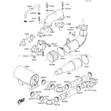Jet Ski Kawasaki 650 SX 1987 - Microfiche and OEM parts