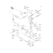 Cables pour Kawasaki 2002 SXI PRO