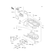 Crankcase pour Kawasaki 2002 SXI PRO