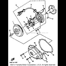 GENERATOR pour Yamaha 1993 WaveRunner WAVERUNNER VXR 650 (WRB650RA) 1993
