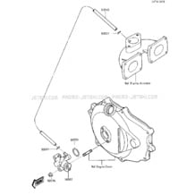 OIL PUMP pour Kawasaki 1987 650 SX