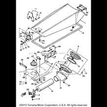 HULL - DECK 1 pour Yamaha 1989 WaveRunner WJ500F - 1989