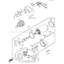 STARTER MOTOR pour Kawasaki 1987 650 SX