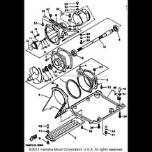 JET UNIT 1 pour Yamaha 1993 WaveRunner WAVERUNNER VXR - WRB650RA - 1993