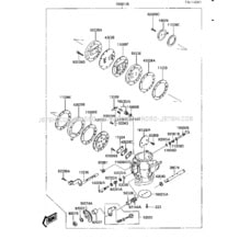 CARBURETOR pour Kawasaki 1987 JS300