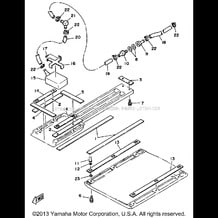 HULL - DECK 2 pour Yamaha 1989 WaveRunner WJ500F - 1989