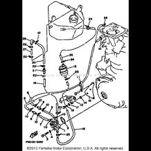 OIL PUMP (FOR OIL INJECTION) pour Yamaha 1993 WaveRunner WAVERUNNER VXR - WRB650RA - 1993