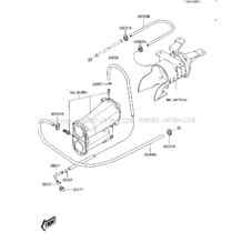 COOLING pour Kawasaki 1987 JS300