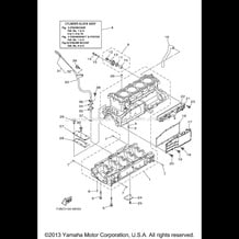 CRANKCASE pour Yamaha 2013 WaveRunner VXR - VX1800AM - 2013