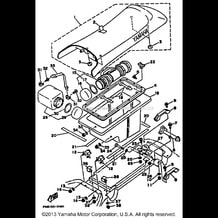 SEAT pour Yamaha 1993 WaveRunner WAVERUNNER VXR - WRB650RA - 1993