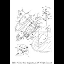 ENGINE HATCH 2 pour Yamaha 2013 WaveRunner VXR - VX1800AM - 2013