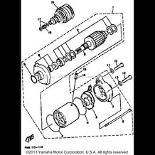 STARTING MOTOR pour Yamaha 1993 WaveRunner WAVERUNNER VXR 650 (WRB650RA) 1993