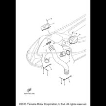 VENTILATION pour Yamaha 2013 WaveRunner VXR - VX1800AM - 2013