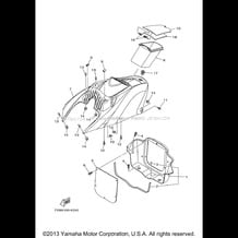 ENGINE HATCH 1 pour Yamaha 2013 WaveRunner VXS - VX1800M - 2013