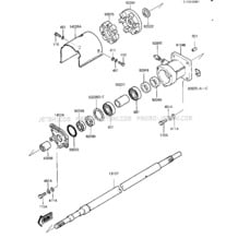 DRIVE SHAFT pour Kawasaki 1987 JS300