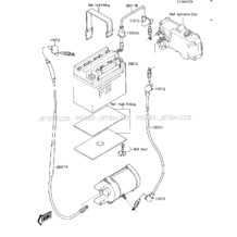 ELECTRICAL EQUIPMENT pour Kawasaki 1987 JS300